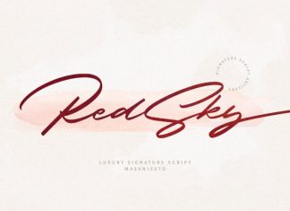 RedSky Script Font