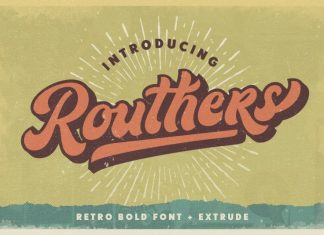 Routhers Script Font