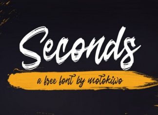Seconds Brush Font