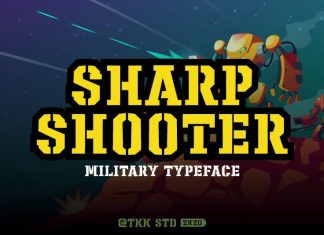 Sharpshooter Display Font
