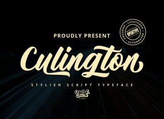 Culington Script Font
