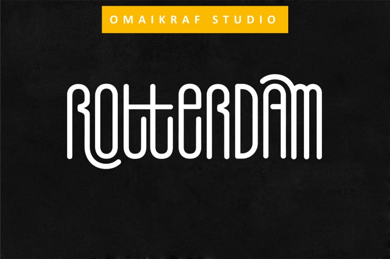 Rotterdam Display Font