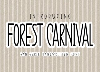Forest Carnival Script Font