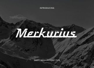 Merkurius Display Font