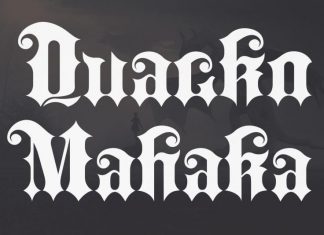 Quacko Mahaka Blackletter Font