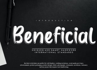 Beneficial Display Font