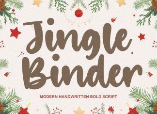 Jingle Binder Modern Handwritten Bold Font