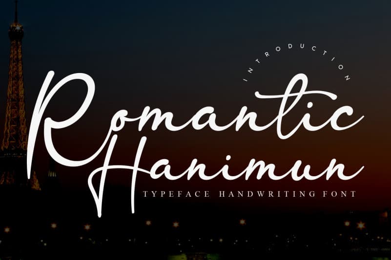 Romantic Hanimun Script Font