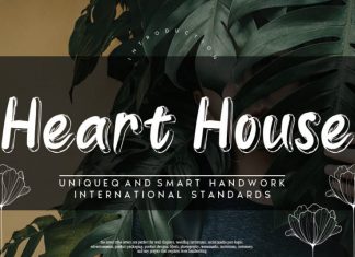 Heart House Display Font