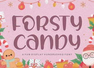 FORSTY CANDY Display Font