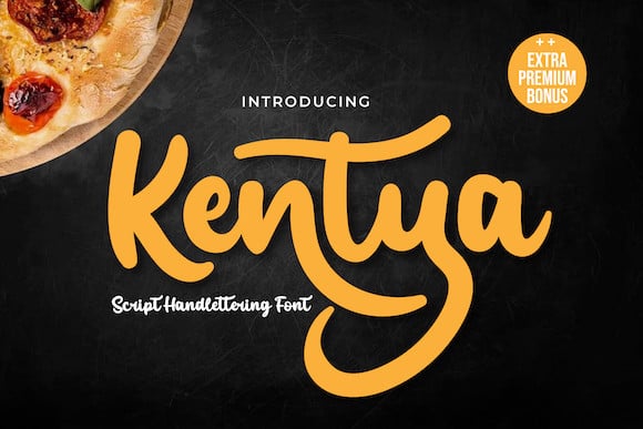 Kentya Script Font