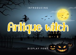 Antique witch Display Font