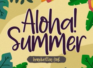 Aloha Summer Handwritten Font