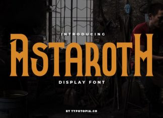 Astaroth Display Font