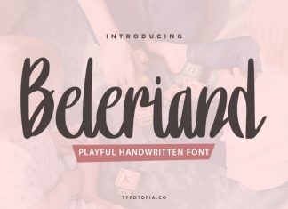 Beleriand Handwriten Font