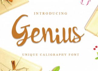 Genius Script Font