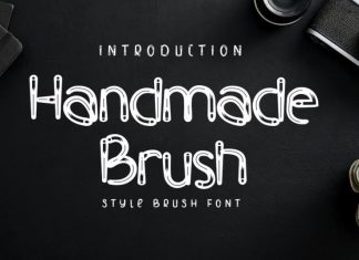 Handmade Brush Font