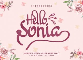 Hello Sonia Script Font
