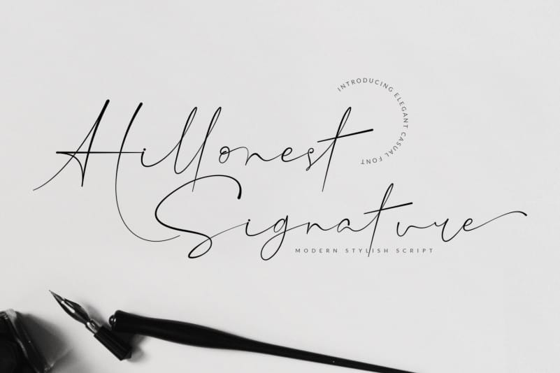 Hillonest Signature Font - Download Free Font