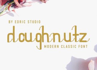 Doughnutz Display Font