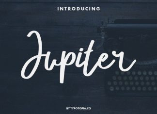 Jupiter Fancy Script Font