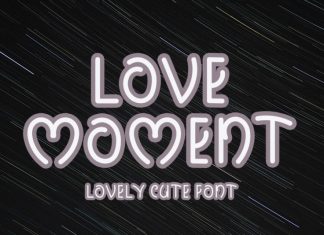 Love Moment Display Font