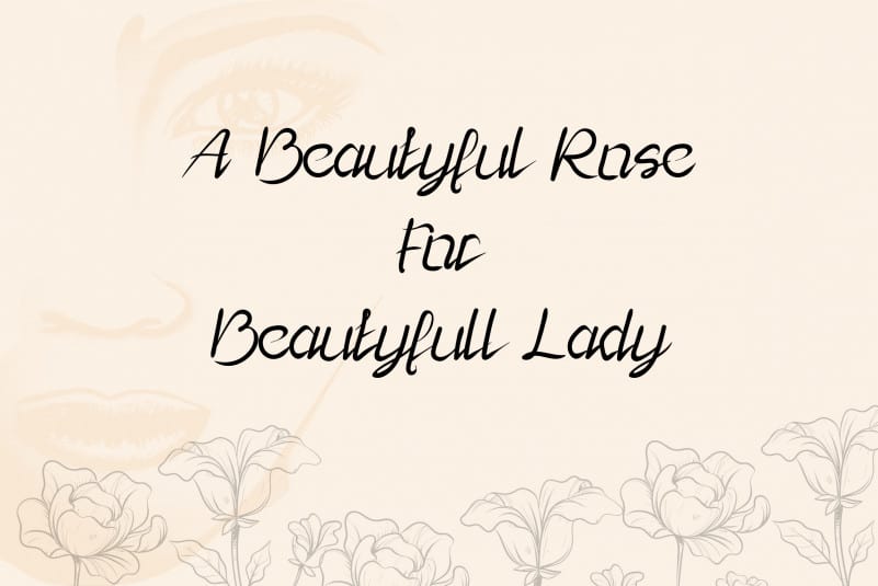 Ladyrose - Modern Sans Serif