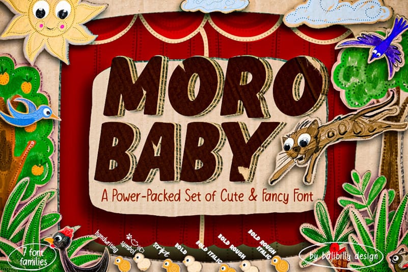 Moro Baby Display Font
