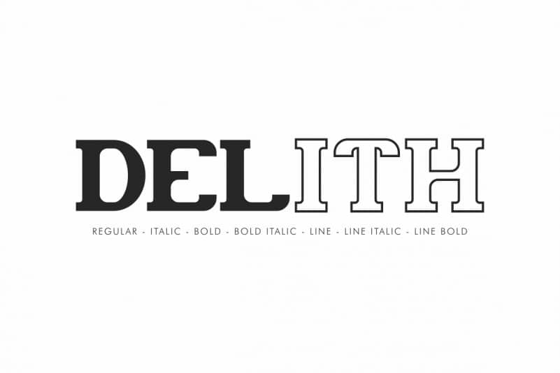 Delith Slab Serif Font