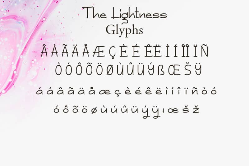 The Lightness Handwritten Font Befonts Com