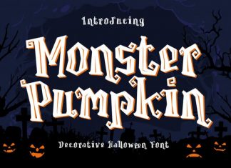 Monster Pumpkin Display Font