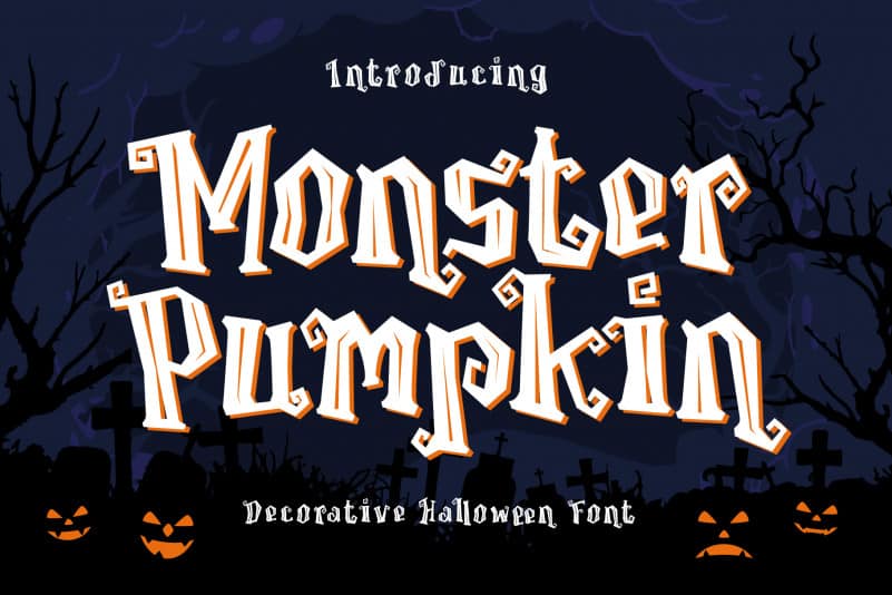 Monster Pumpkin Display Font