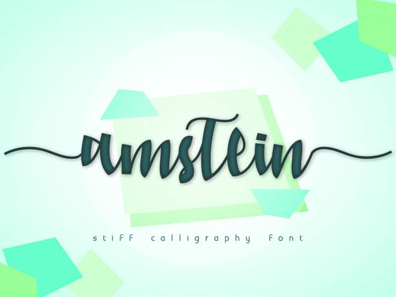 Amstein Script Font