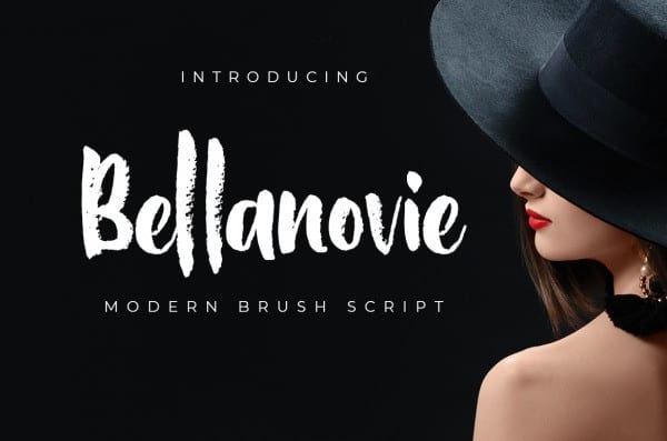 Bellanovie Brush Font