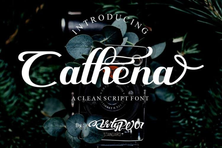 Cathena Script Font