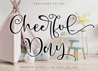 Cheerful Day Calligraphy Font