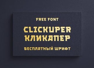 Clickuper Display Font