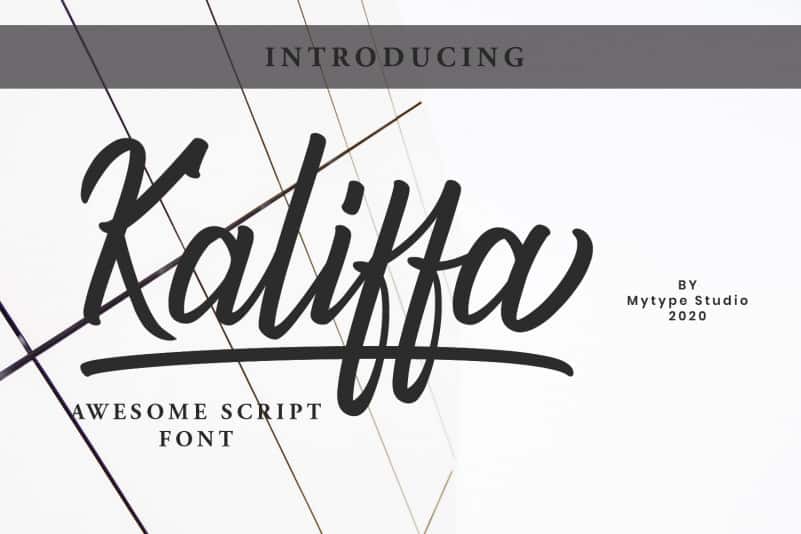 Kaliffa - Script Font