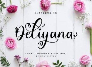 Deliyana Calligraphy Font