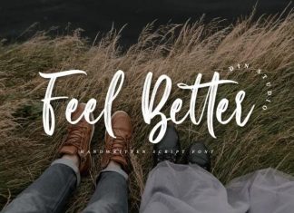 Feel Better Brush Font