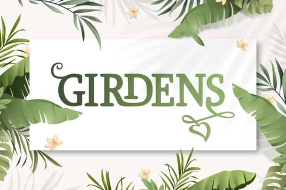 Girdens Display Font