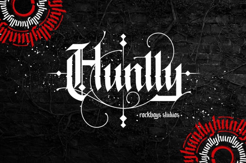Huntly Blackletter Font