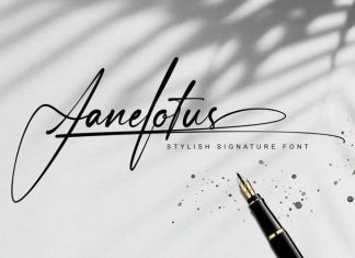 Janelotus Handwritten Font