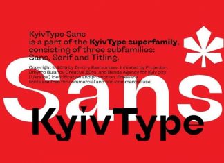 KyivType Sans Serif Font