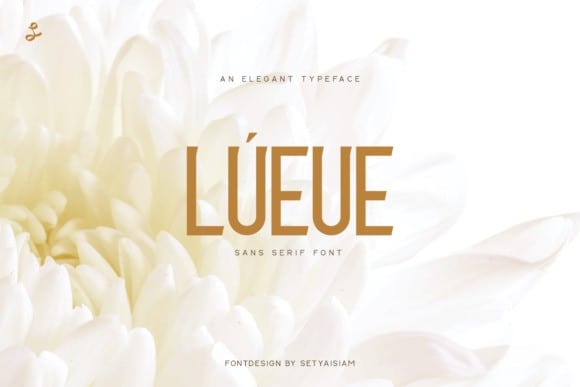 Lueue Sans Serif Font