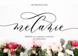 Melanie Calligraphy Font