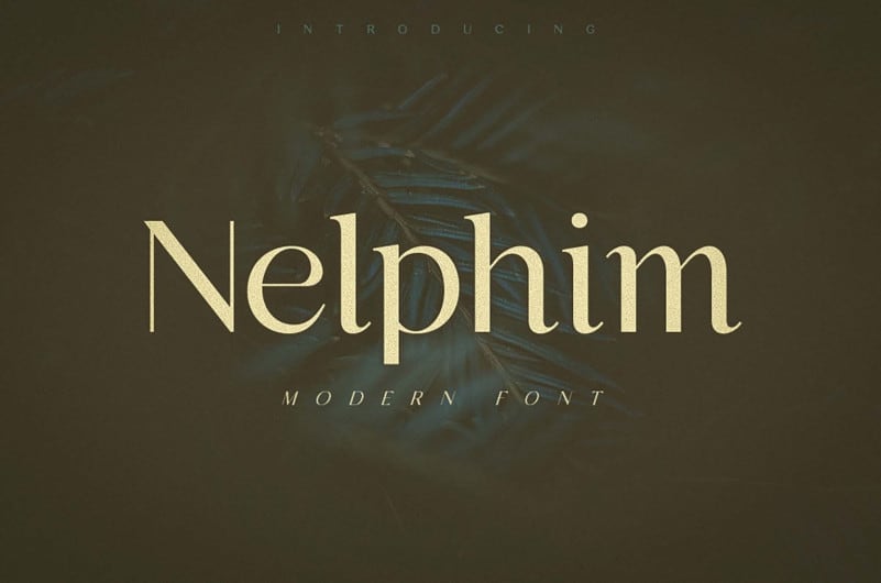 Nelphim Sans Serif Font