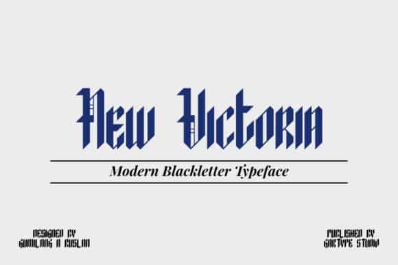 New Victoria Blackletter Font