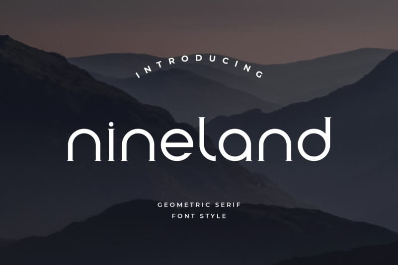 Nineland Display Font