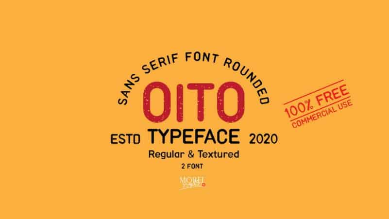 Download Oito Display Font Family Befonts Com PSD Mockup Templates